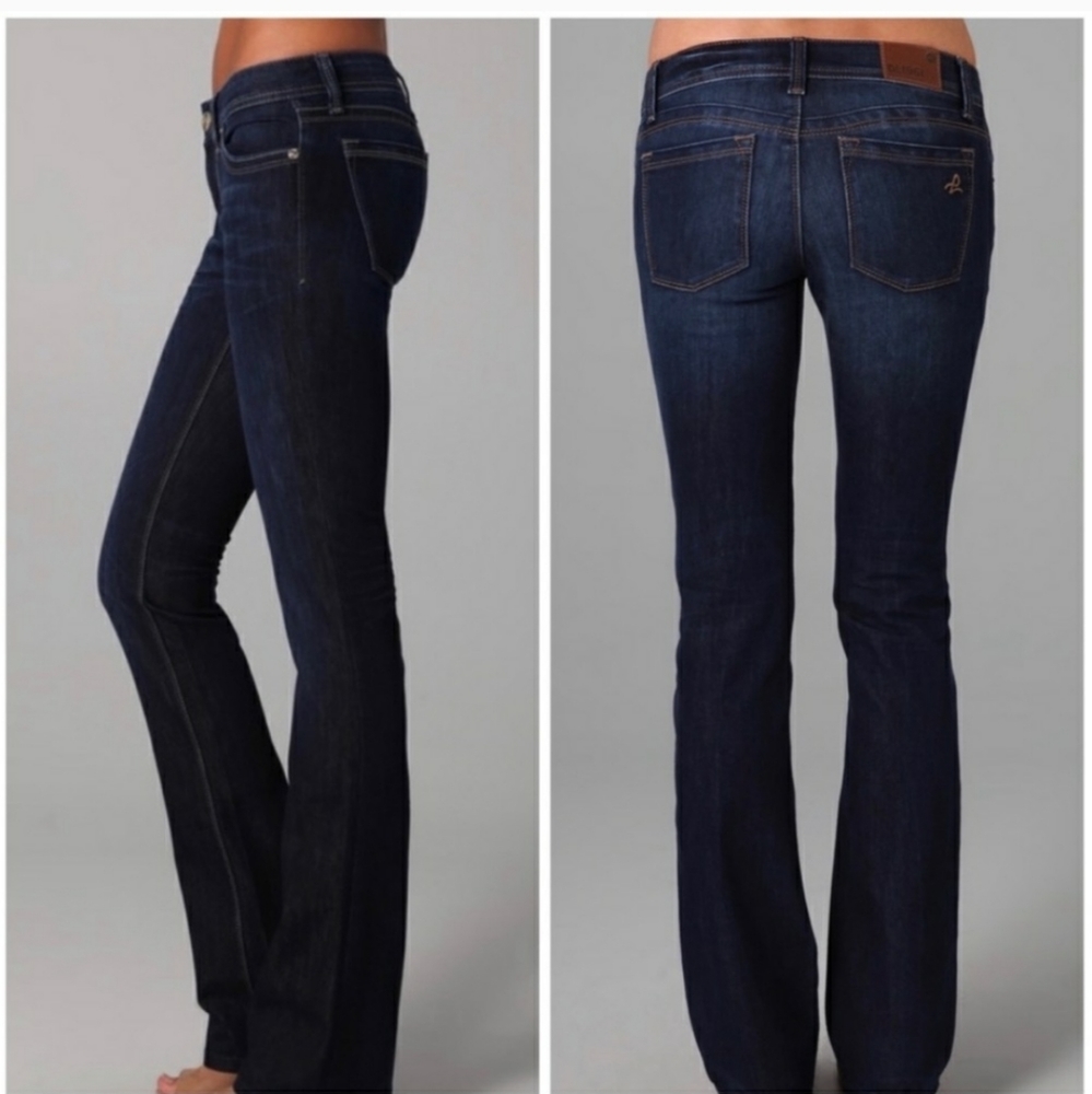 DL1961 Dark Stonewash Milano Bootcut Jeans Sz 27